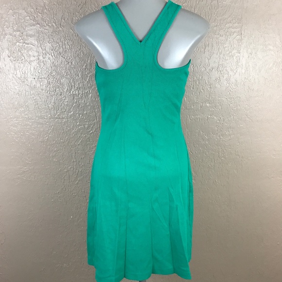 Moda International Green Ribbed Racerback Dress - Picture 5 of 7